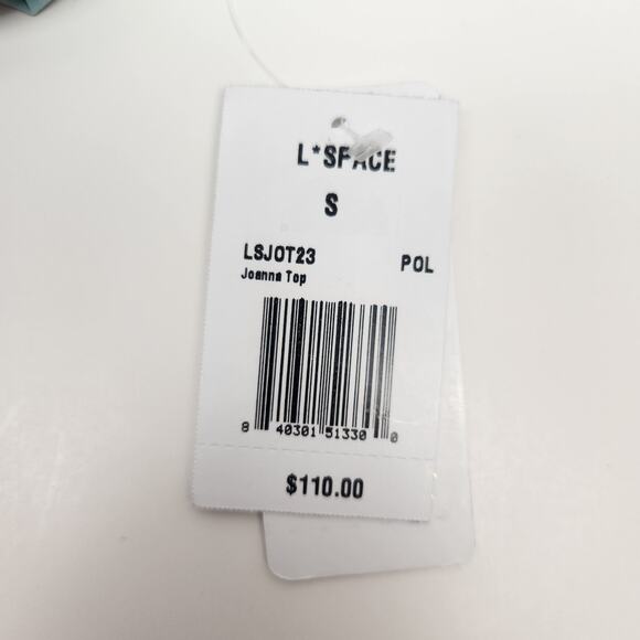 L*Space Joanna Bikini Top in Blue/Green Size Small NWT - Picture 5 of 6